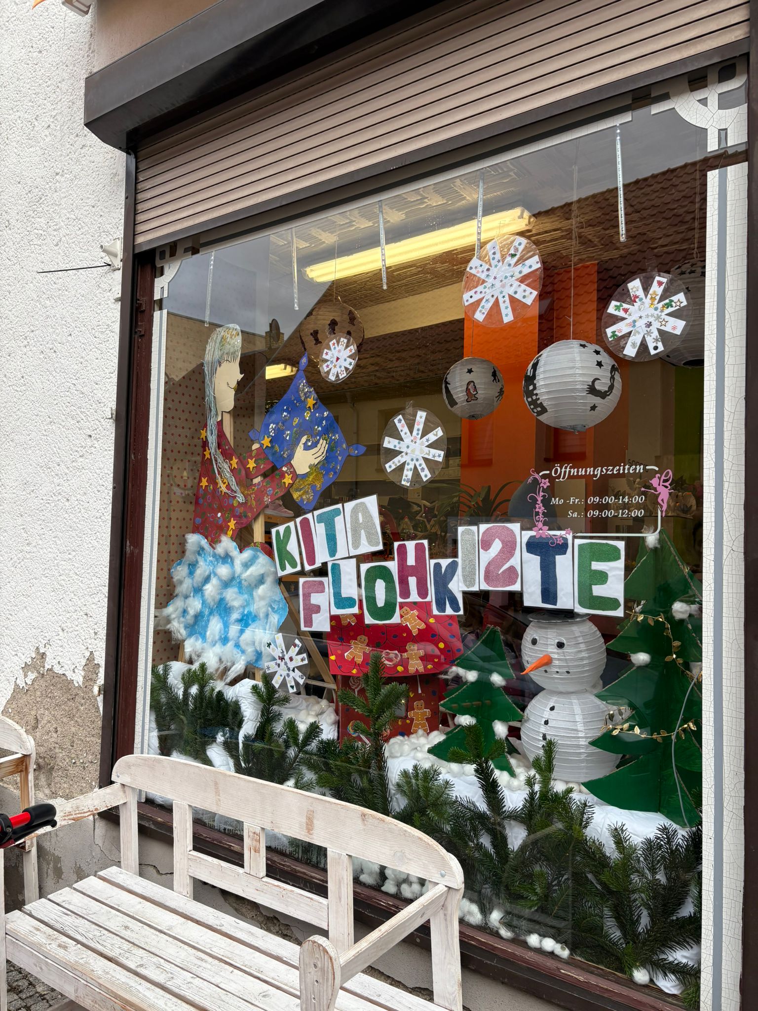 Bild von einem dekorierten Schaufenster